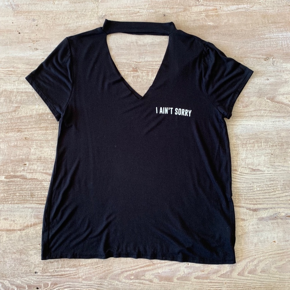 G Mini “I ain’t Sorry” Cut Out Top